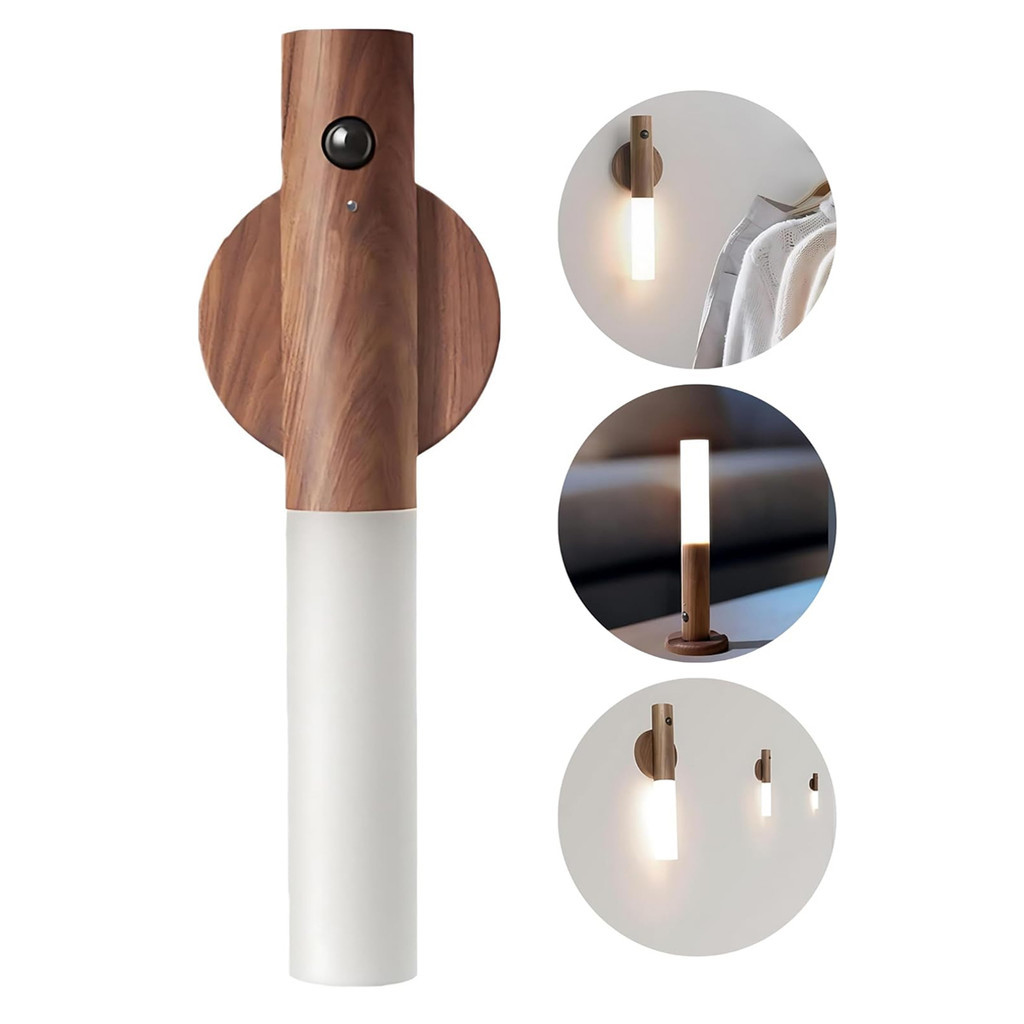 Luminária Led Recarregável Portátil Bastão com Sensor de Movimento