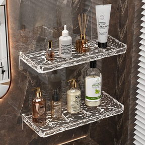 Suporte De Shampoo Prateleiras De Banheiro Sem Furo Acrilico Chifre