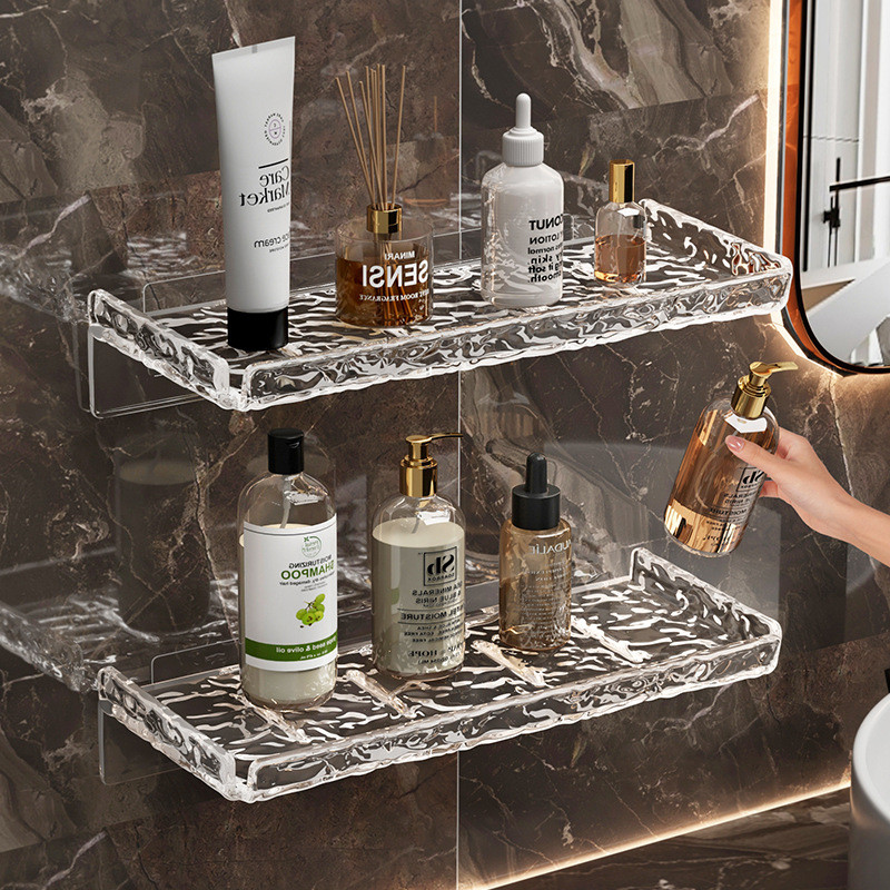 Suporte De Shampoo Prateleiras De Banheiro Sem Furo Acrilico Chifre