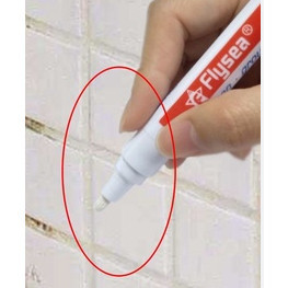 Caneta Rejunte Reparadora Permanente Pinta Rejunte Anti-Mofo Branca A Prova Agua/Preenchedores Impermeáveis Banheiro