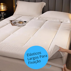 Protetor De Colchão Pillow Top Cama Box Casal Macio Ortopédico Envio Imediato Menor Preço