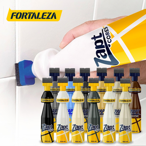 Tinta Para Rejunte Zapt Cores Fortaleza 200ml Prático Alta Cobertura Piso Parede Rejunta Porcelanato Banheiro Branco