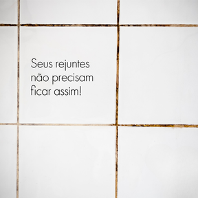 Tinta Para Rejunte Zapt Cores Fortaleza 200ml Prático Alta Cobertura Piso Parede Rejunta Porcelanato Banheiro Branco