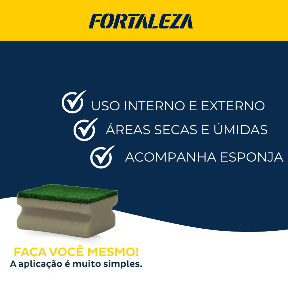 Tinta Para Rejunte Zapt Cores Fortaleza 200ml Prático Alta Cobertura Piso Parede Rejunta Porcelanato Banheiro Branco